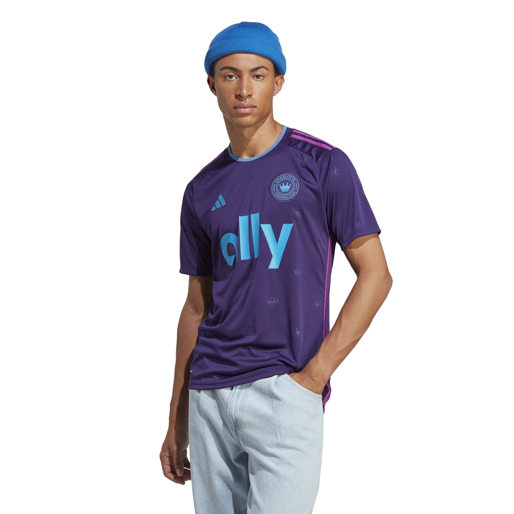 Adidas INDY, 23 Charlotte FC Away Replica Jersey