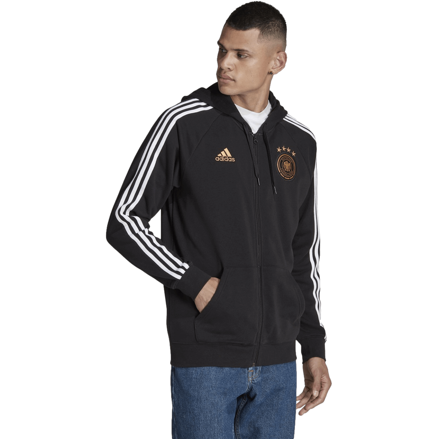 Adidas, Adidas Germany 22 DNA Full Zip Hoodie