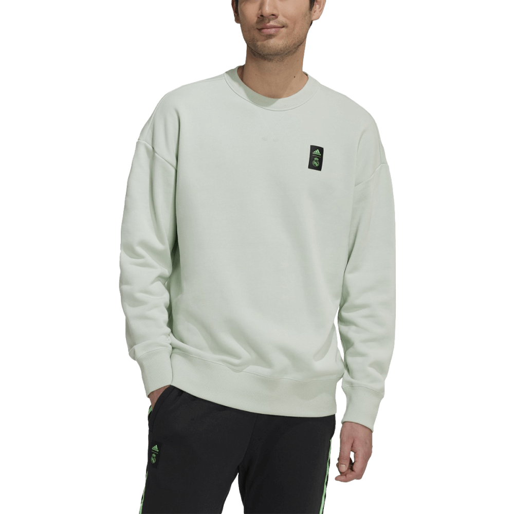 Adidas, Adidas Real Madrid Lifestyler Crew Sweatshirt