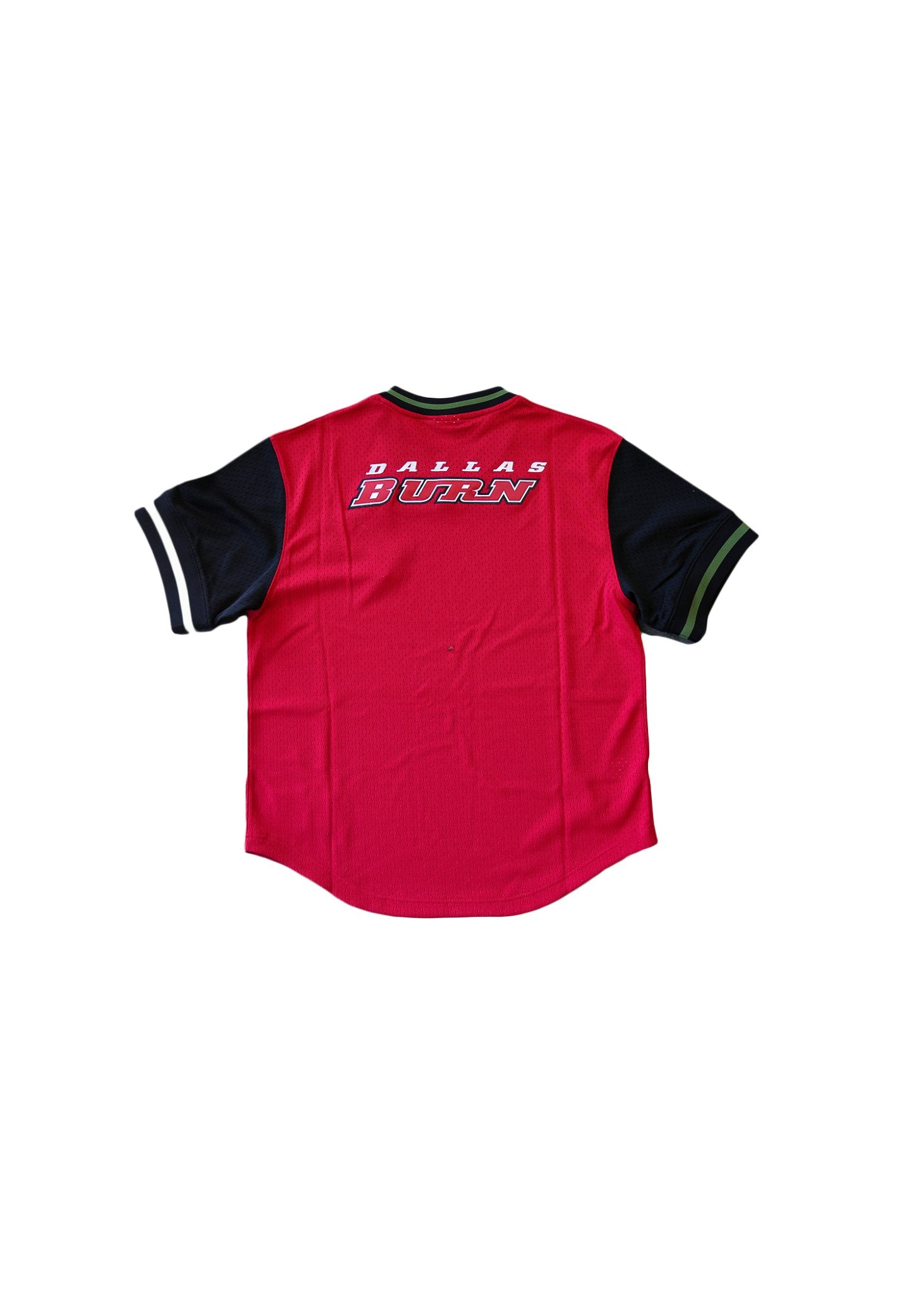 Mitchell & Ness, Dallas Burn Mesh V-Neck Shirt