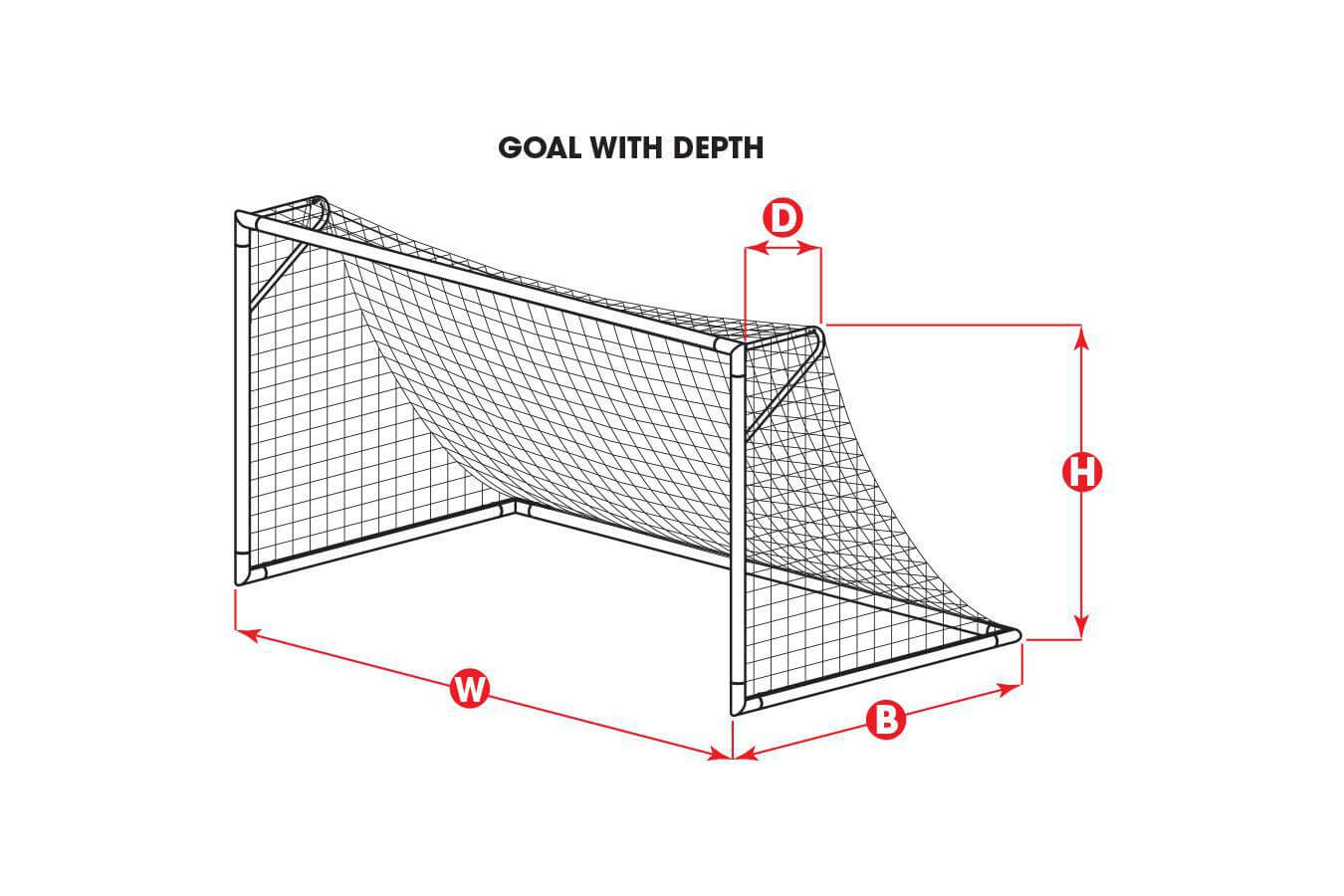 Kwik Goal, Kwik Goal Net 8FT BY 24FT BY 8.5FT