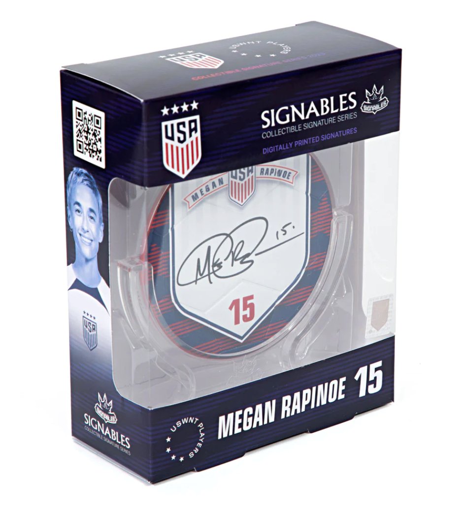 Signables, LLC, Megan Rapinoe USWNT Signables Collectible