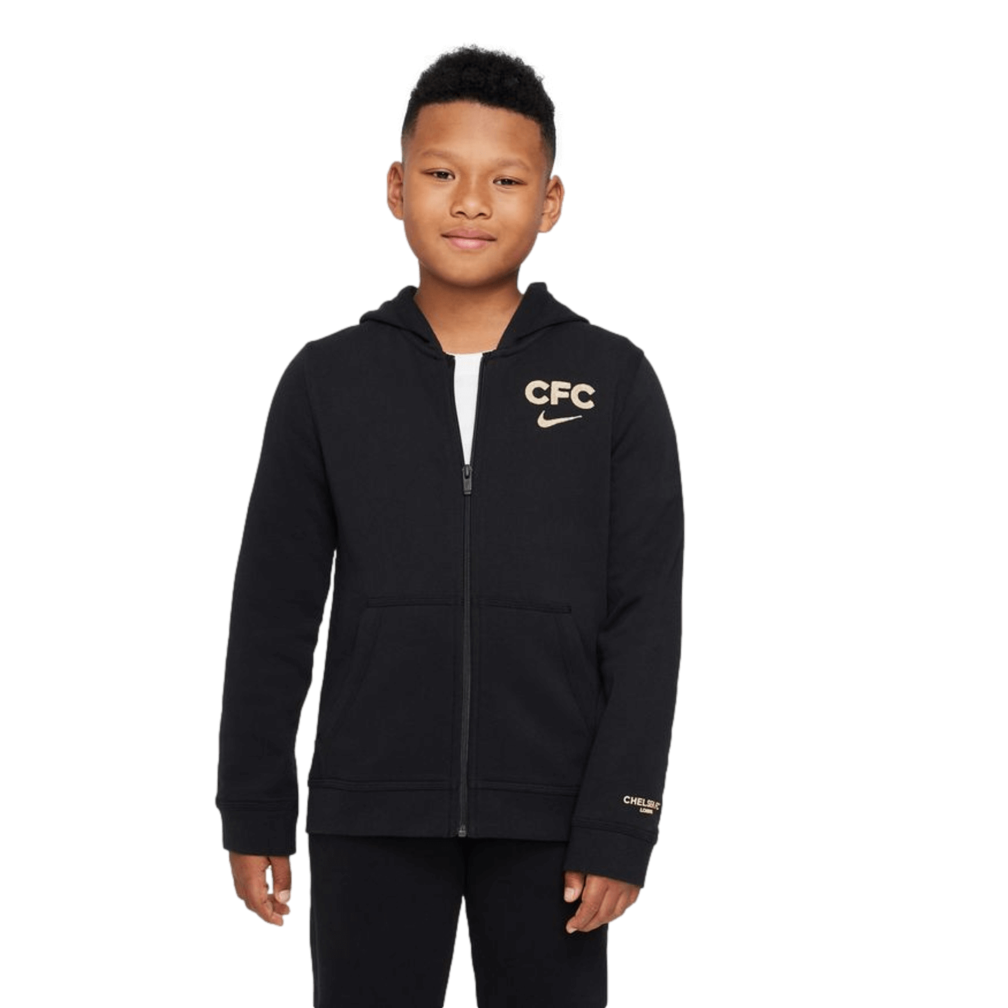 Nike, Nike Chelsea Youth Full Zip Club Fleece Hoodie