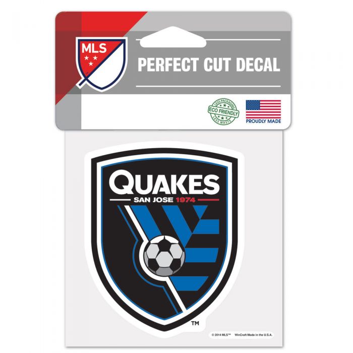 WinCraft, San Jose Quakes 4x4 Decal