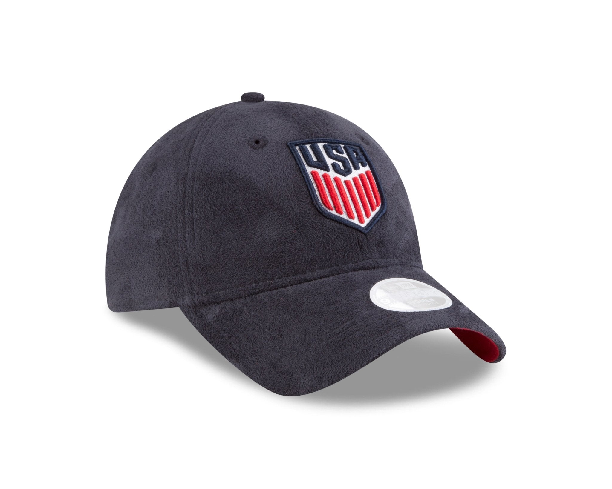 New Era, USA Women's Suede Adjustable Hat