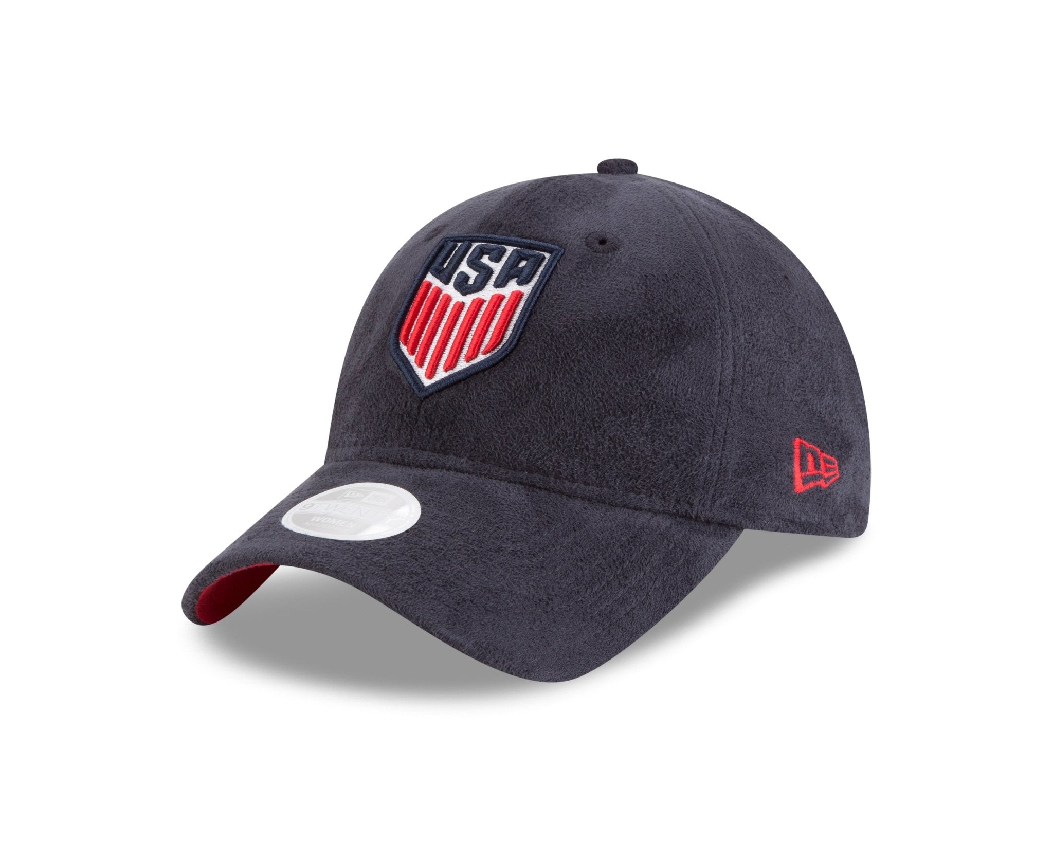 New Era, USA Women's Suede Adjustable Hat