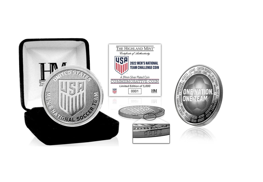 The Highland Mint, USMNT Team Roster Silver Coin