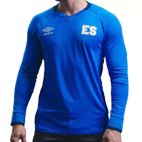 Umbro, Umbro El Salvador 2021 Home Long Sleeve Jersey